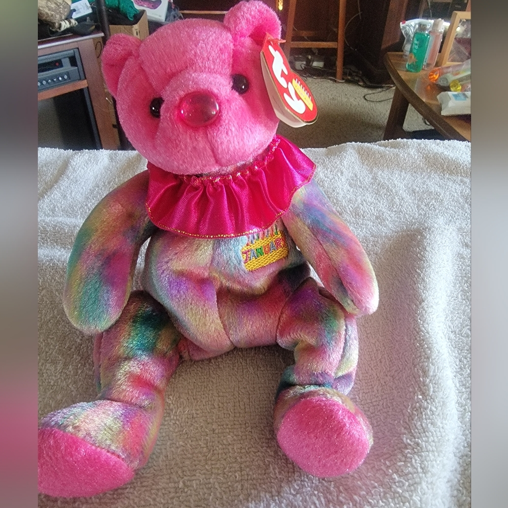 TY January Birthday Bear
